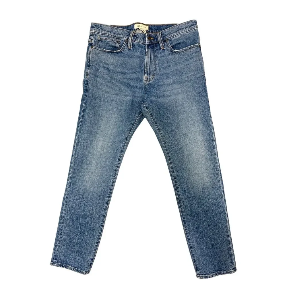 Madewell Men’s Slim Jeans 33x30 Stretch Denim Blue Wash